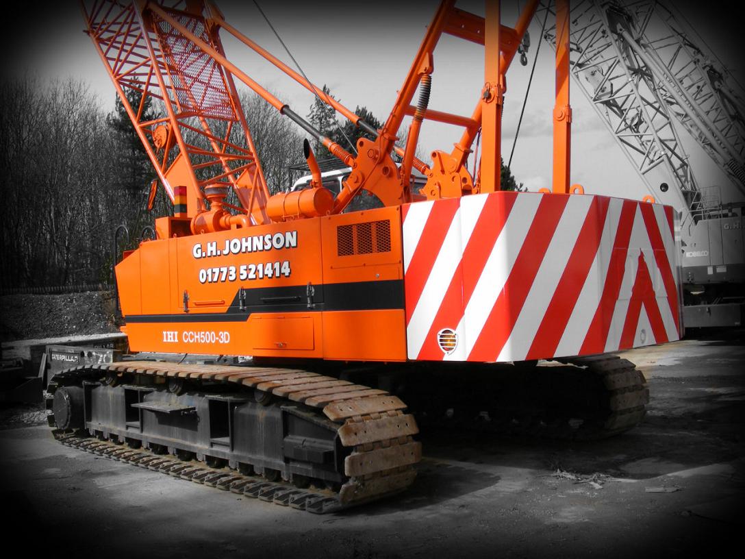 50 Tonne Capacity Crawler Cranes for Hire G.H. Johnson